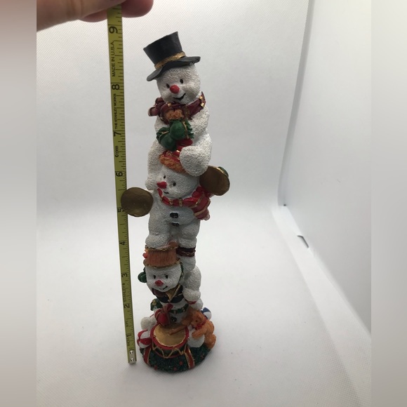 Abbott Collection Snowman Totem Pole - Picture 6 of 7